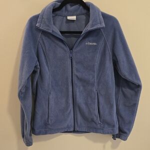 Columbia Soft Blue Fleece Jacket